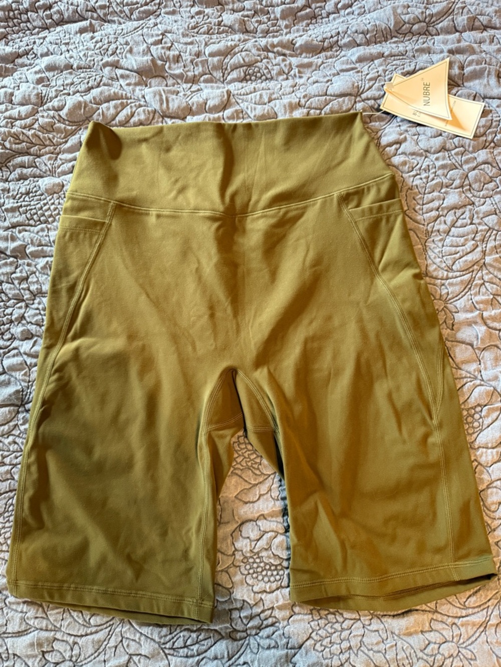 BuffBunny Rosa Pocket High Waist Bike Shorts